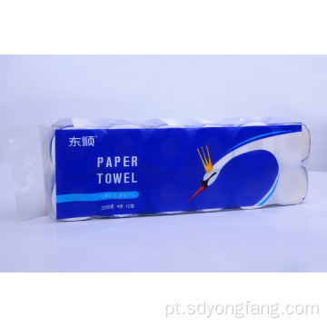 Papel higiênico macio de tecido doméstico macio com 3 camadas